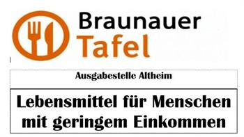 Braunau Tafel - Ausgabestelle Altheim